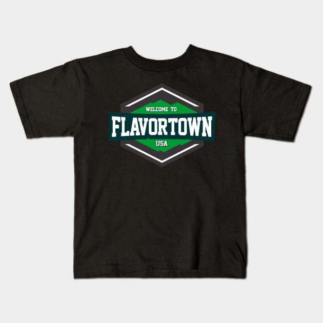 Flavortown Kids T-Shirt by rumsport